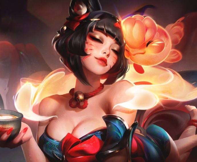 "九尾必须Q弹!"LOL插画师Terence CANTAL曝光 神话幻想 阿狸皮肤原画特效细节